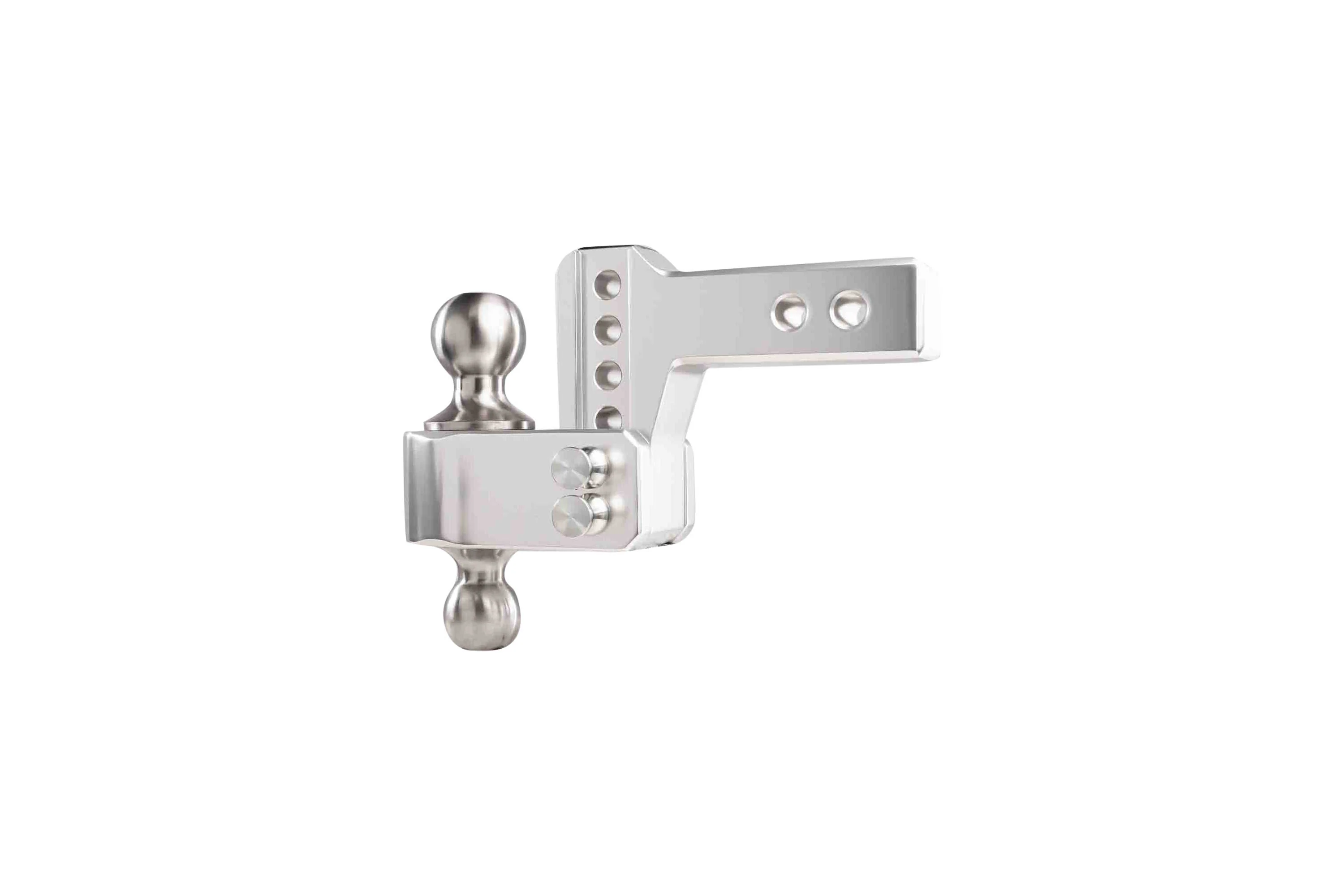 2.0" Aluminum Medium Duty Hitch 2" Drop/Rise w/ Stainless Steel Dual Ball - Image 14