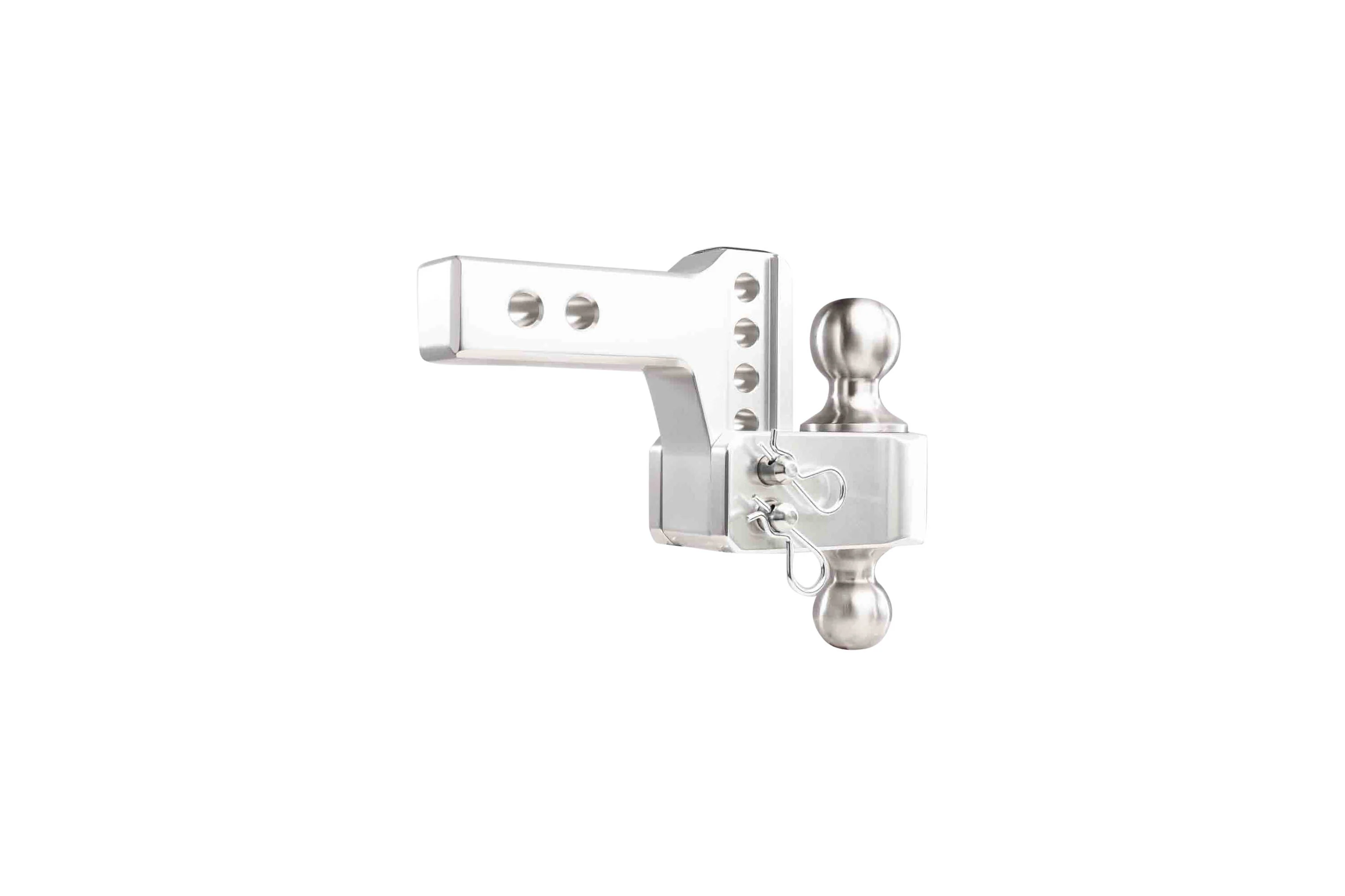 2.0" Aluminum Medium Duty Hitch 2" Drop/Rise w/ Stainless Steel Dual Ball - Image 26