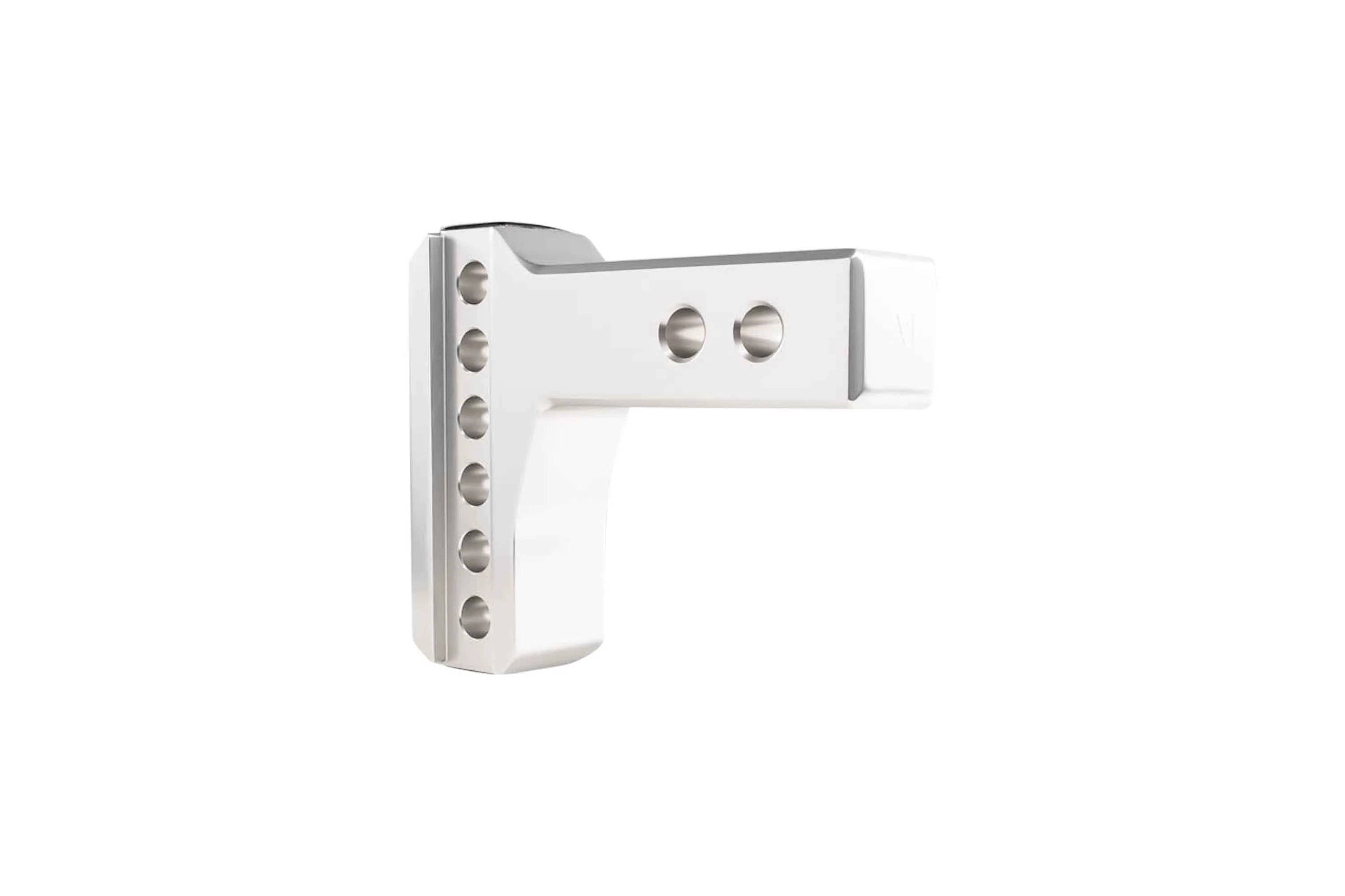 2.0" Aluminum Medium Duty Hitch 2" Drop/Rise w/ Stainless Steel Dual Ball - Image 4