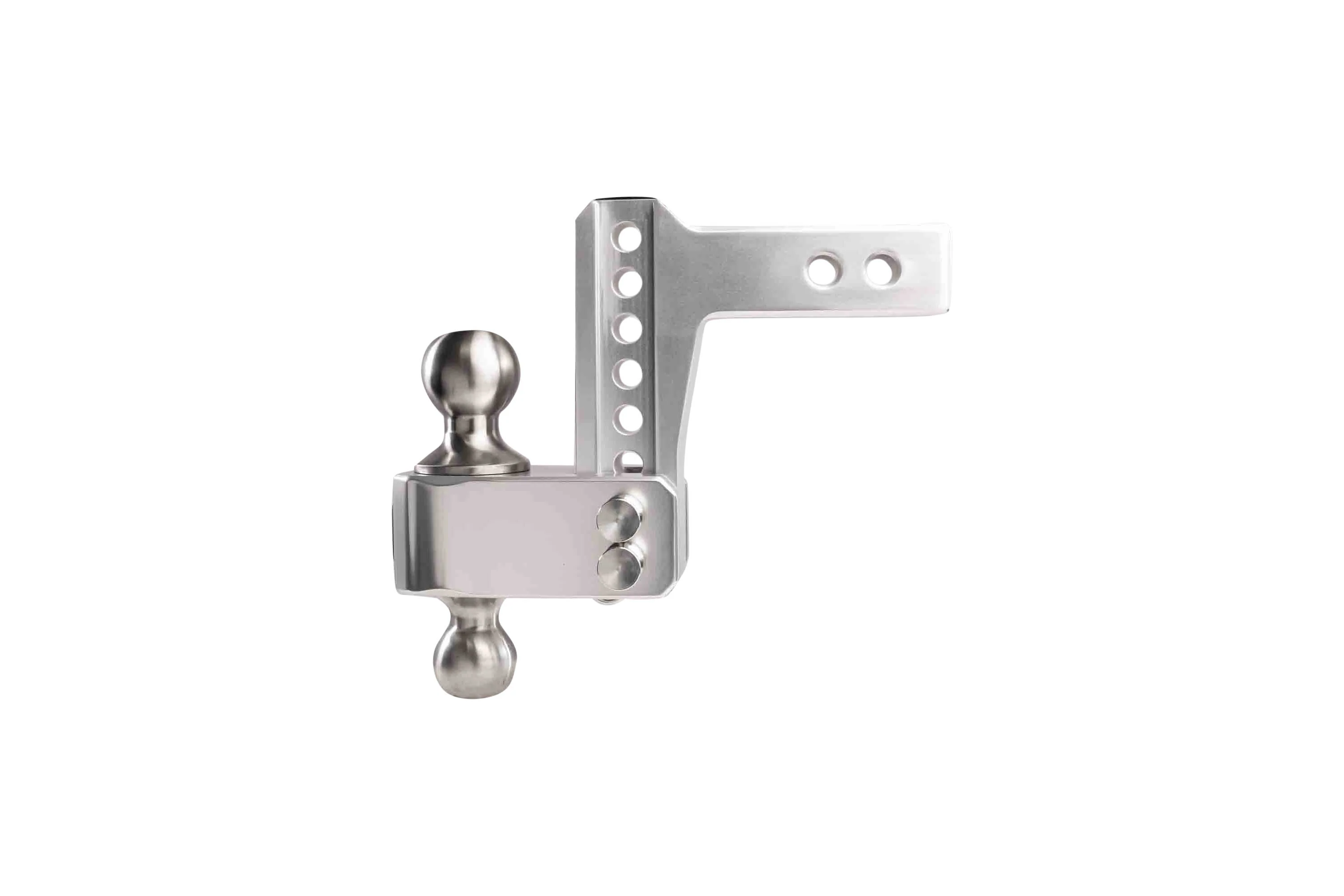 2.0" Aluminum Medium Duty 4" Drop/Rise Hitch w/ Stainless Steel Dual Ball - Image 13
