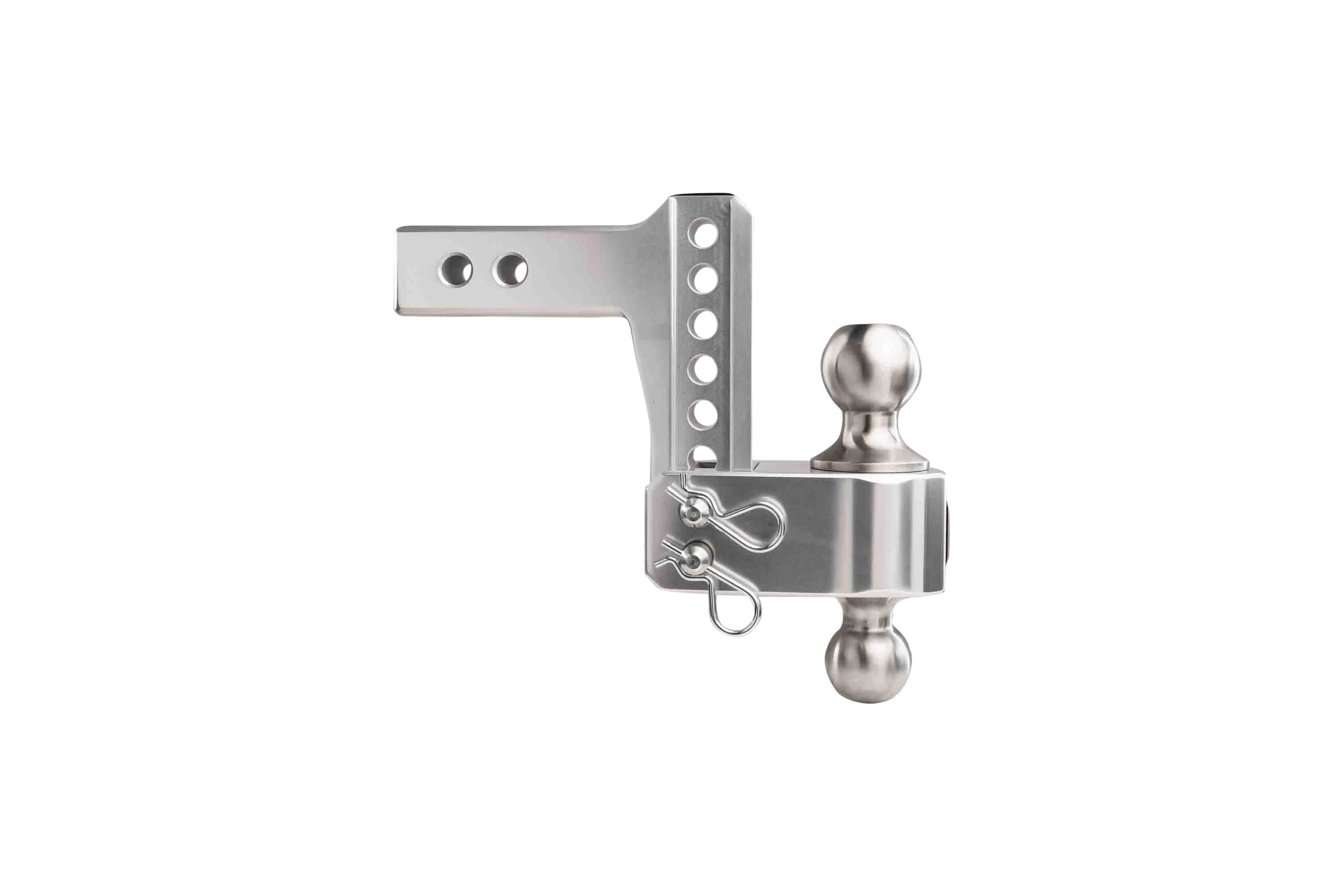 2.0" Aluminum Medium Duty 4" Drop/Rise Hitch w/ Stainless Steel Dual Ball - Image 31