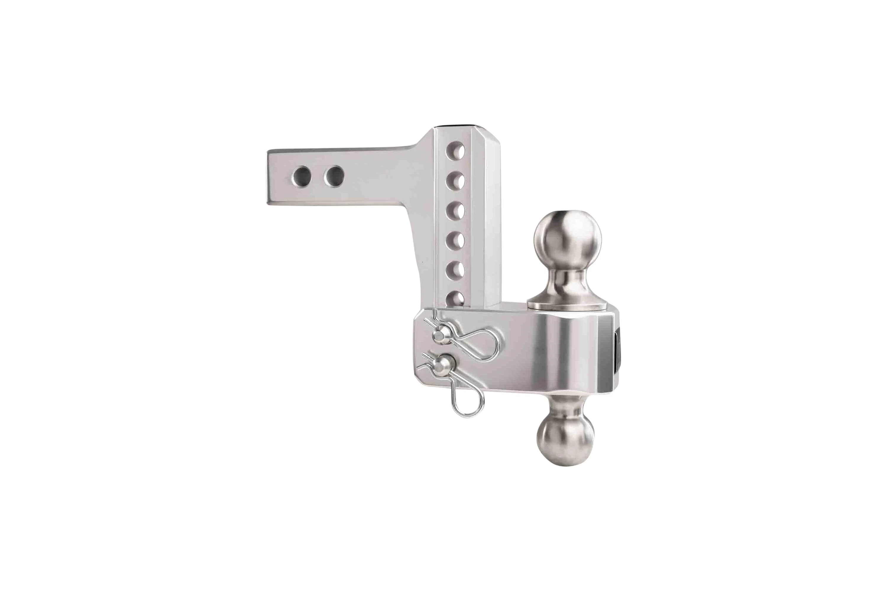 2.0" Aluminum Medium Duty 4" Drop/Rise Hitch w/ Stainless Steel Dual Ball - Image 32