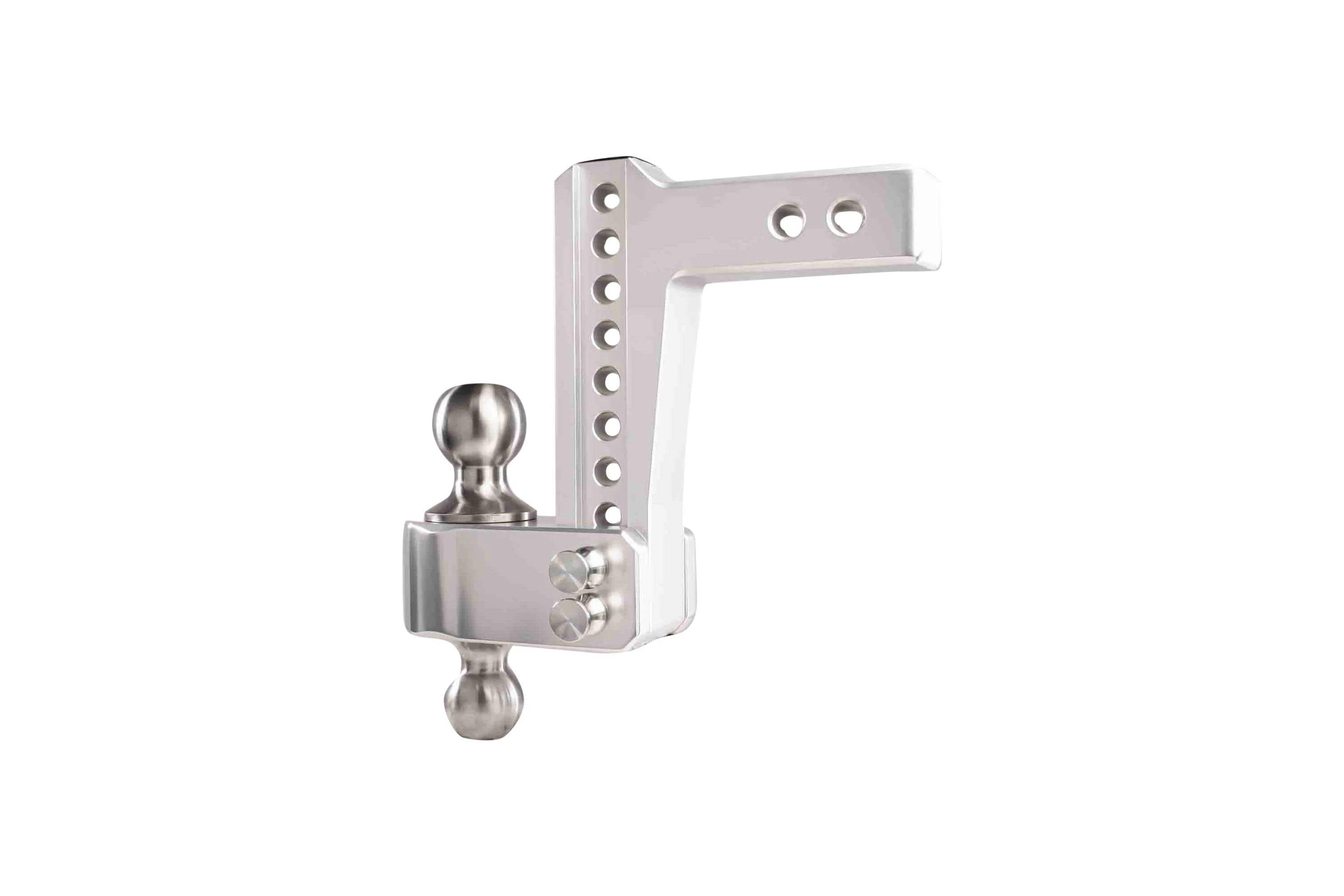 2.0" Aluminum Medium Duty Hitch 6" Drop/Rise w/ Stainless Steel Dual Ball - Image 15