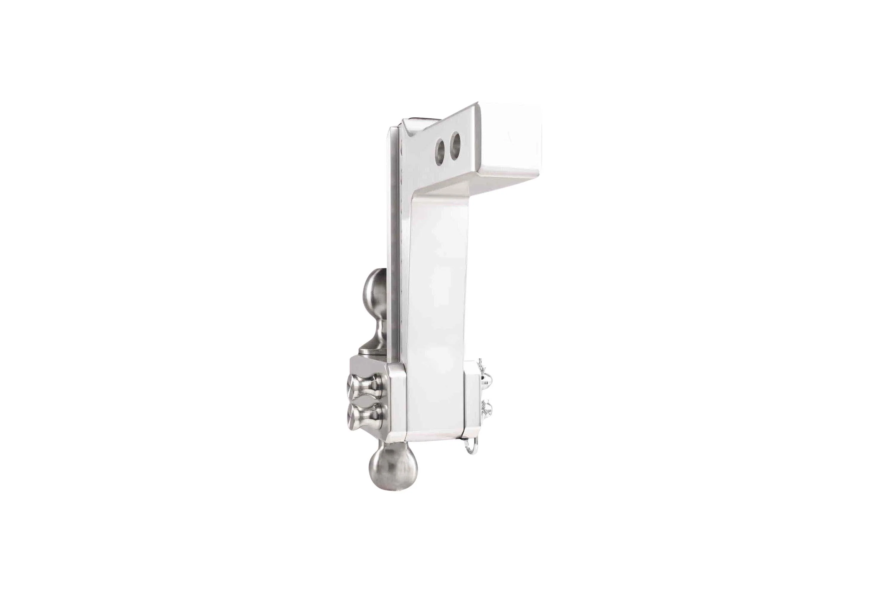 2.0" Aluminum Medium Duty Hitch 6" Drop/Rise w/ Stainless Steel Dual Ball - Image 20