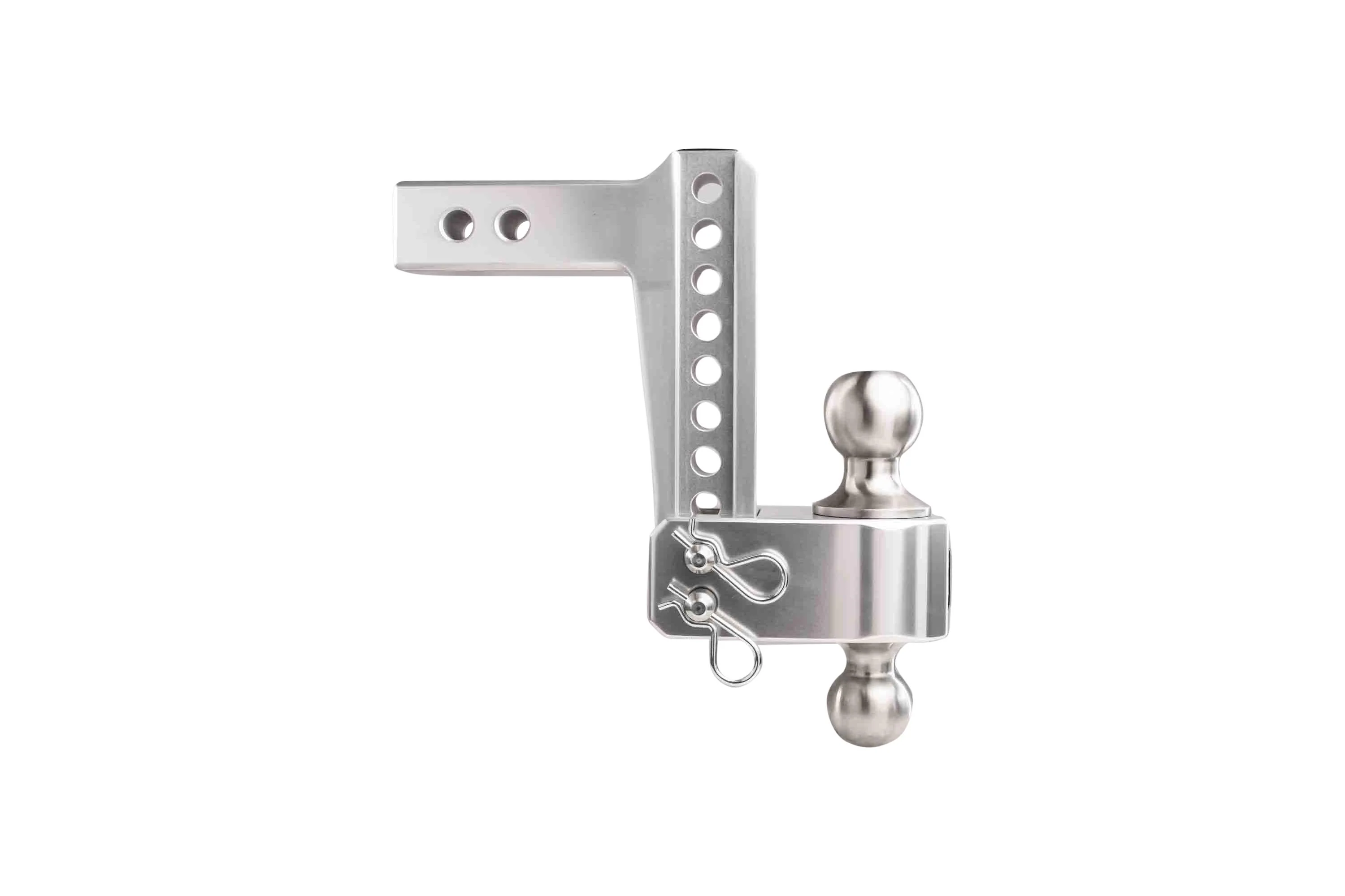 2.0" Aluminum Medium Duty Hitch 6" Drop/Rise w/ Stainless Steel Dual Ball - Image 31