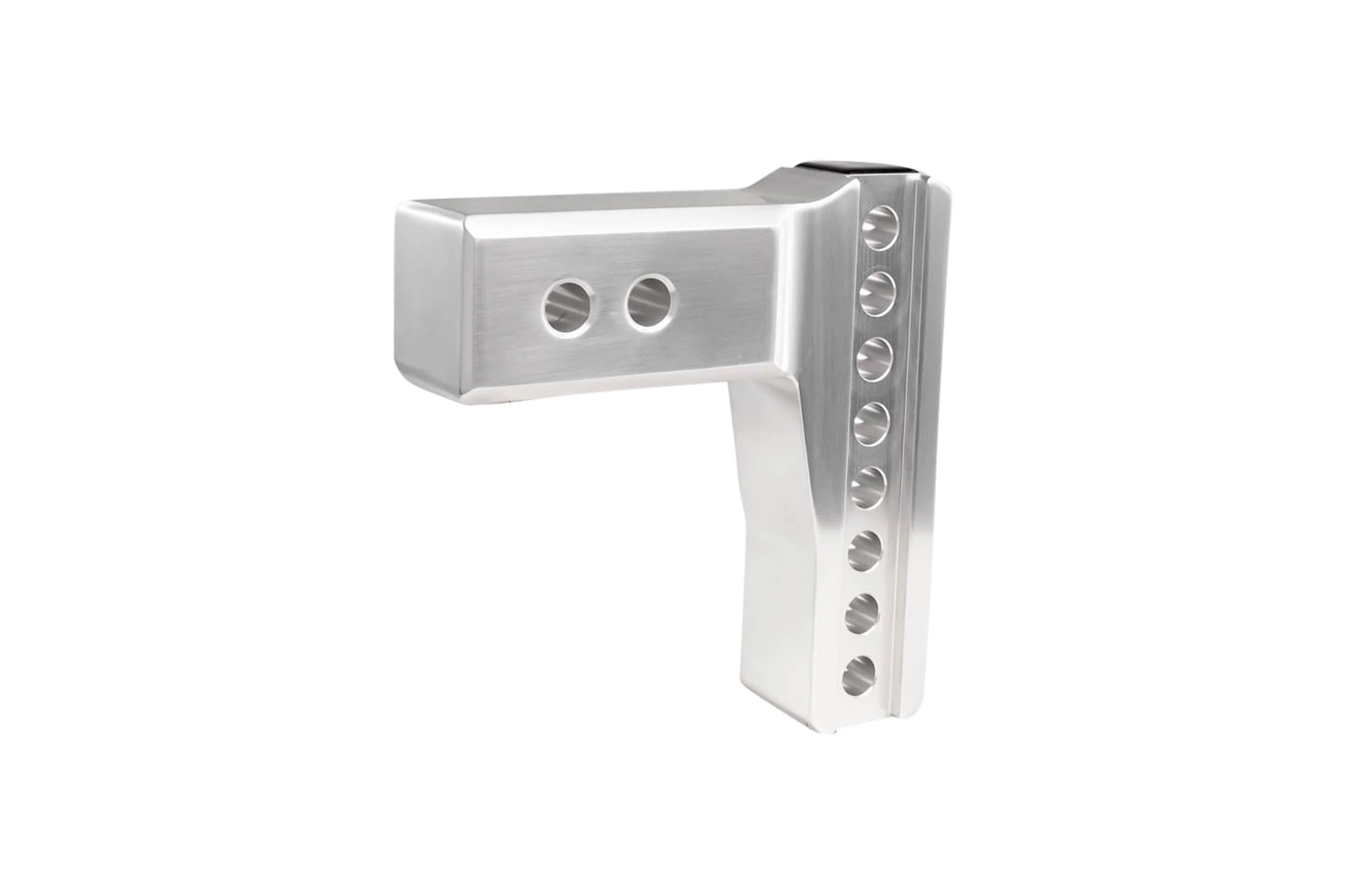 2.5" Aluminum Medium Duty Hitch 4" Drop/Rise w/ Stainless Steel Dual Ball - Image 3