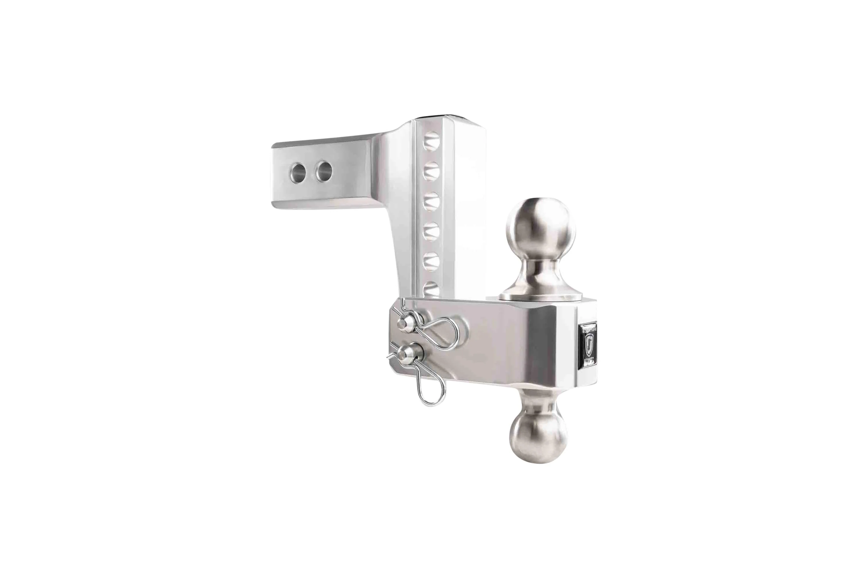 2.5" Aluminum Medium Duty Hitch 4" Drop/Rise w/ Stainless Steel Dual Ball - Image 34