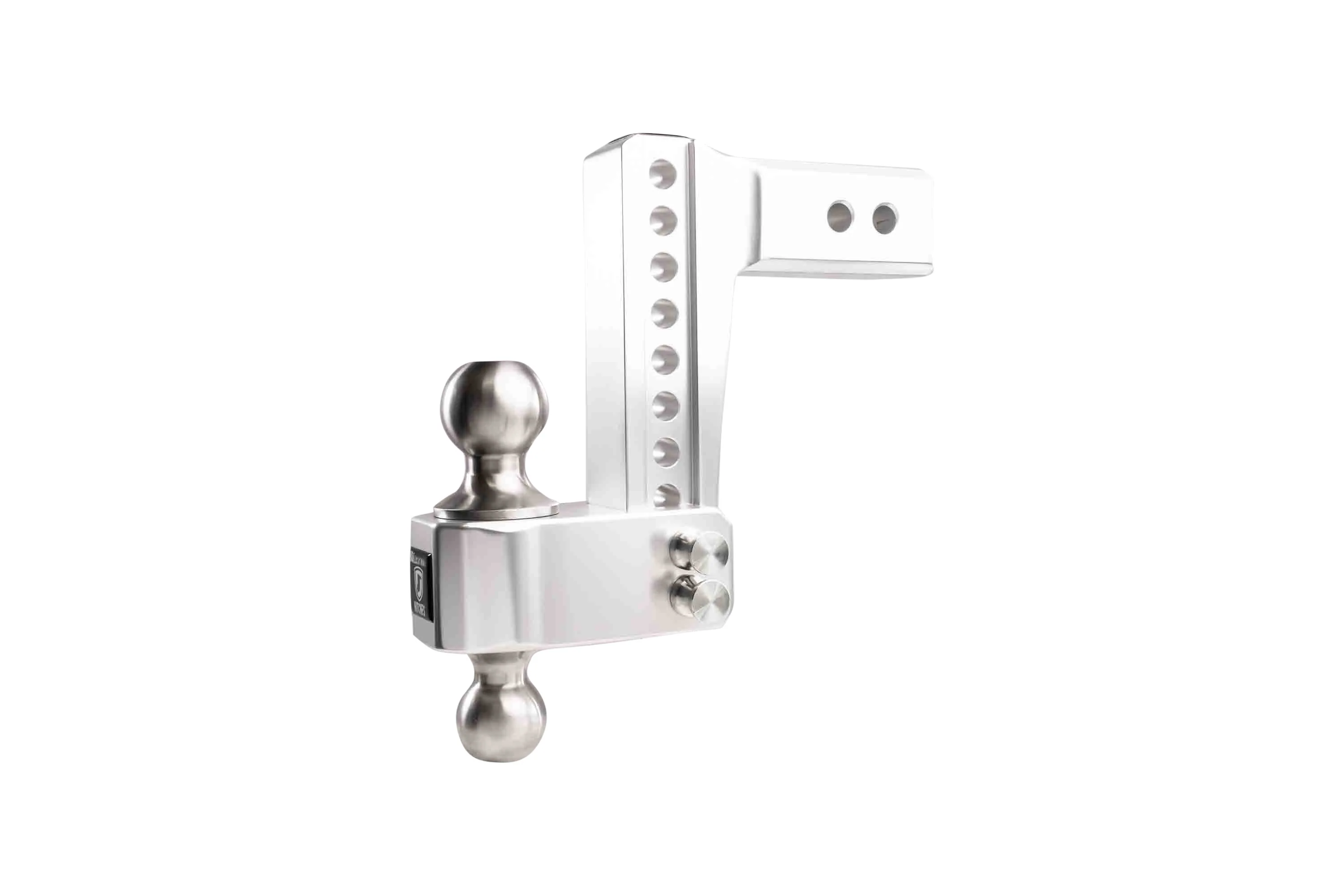 2.5" Aluminum Medium Duty Hitch 6" Drop/Rise w/ Stainless Steel Dual Ball - Image 11