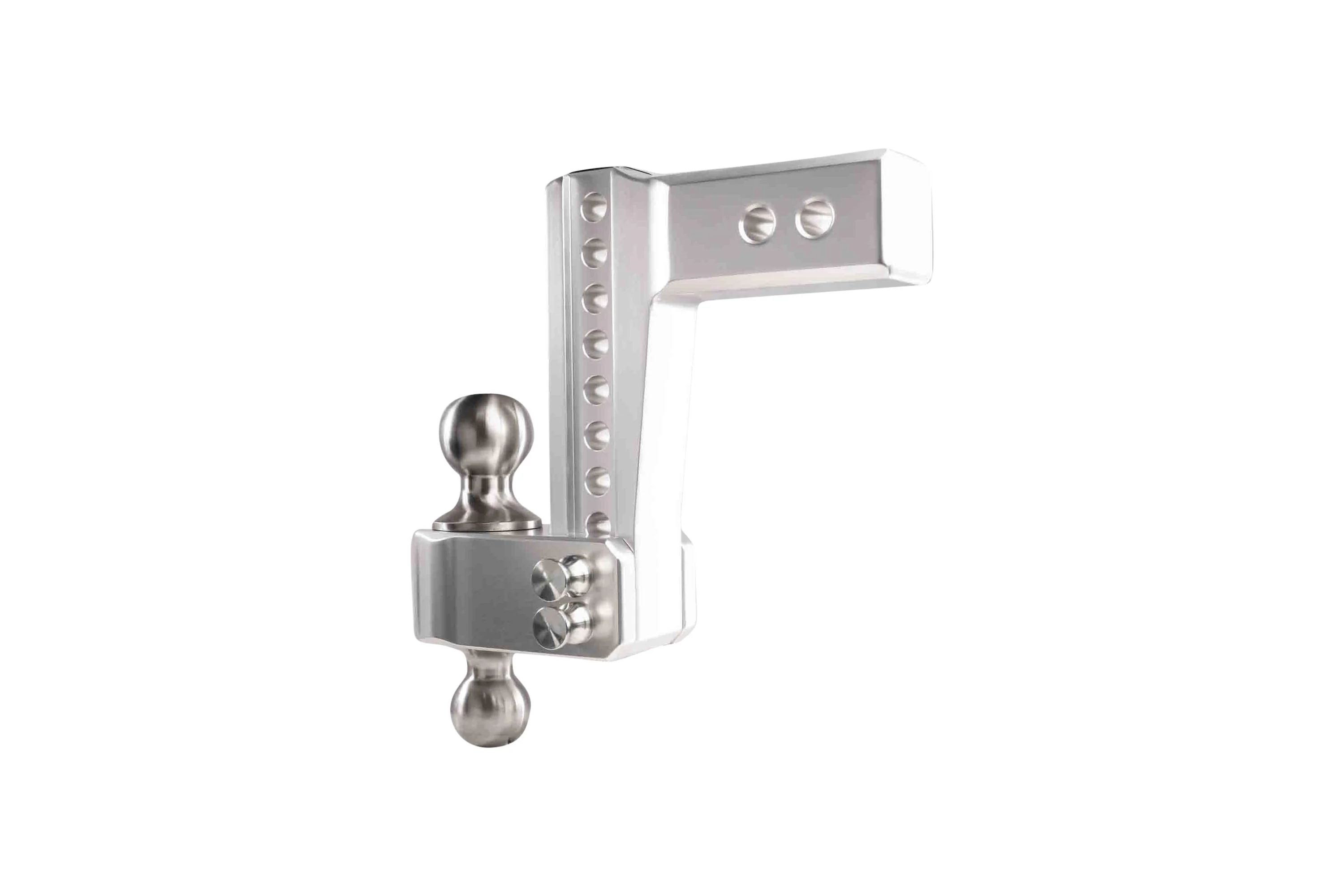 2.5" Aluminum Medium Duty Hitch 6" Drop/Rise w/ Stainless Steel Dual Ball - Image 17