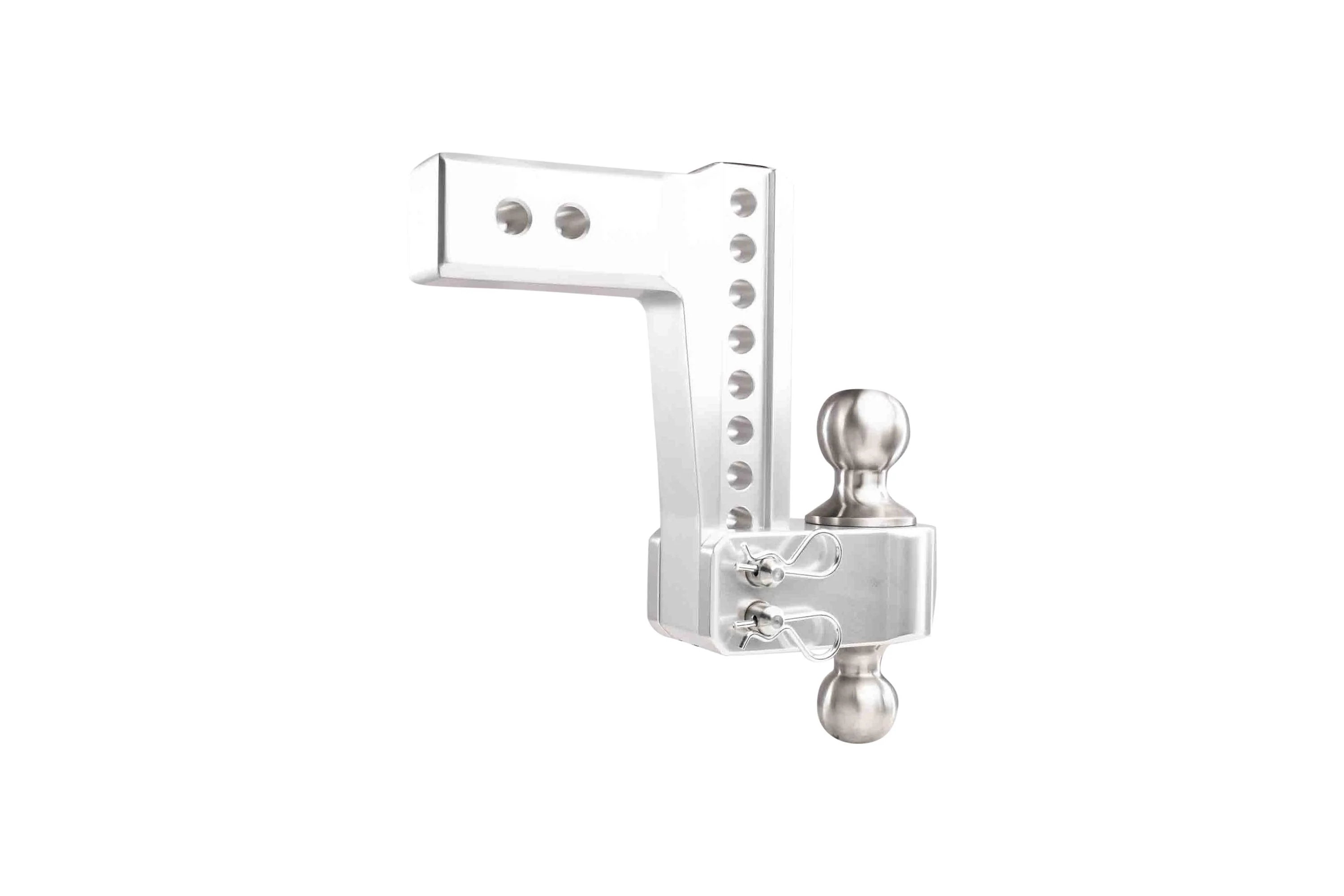 2.5" Aluminum Medium Duty Hitch 6" Drop/Rise w/ Stainless Steel Dual Ball - Image 29