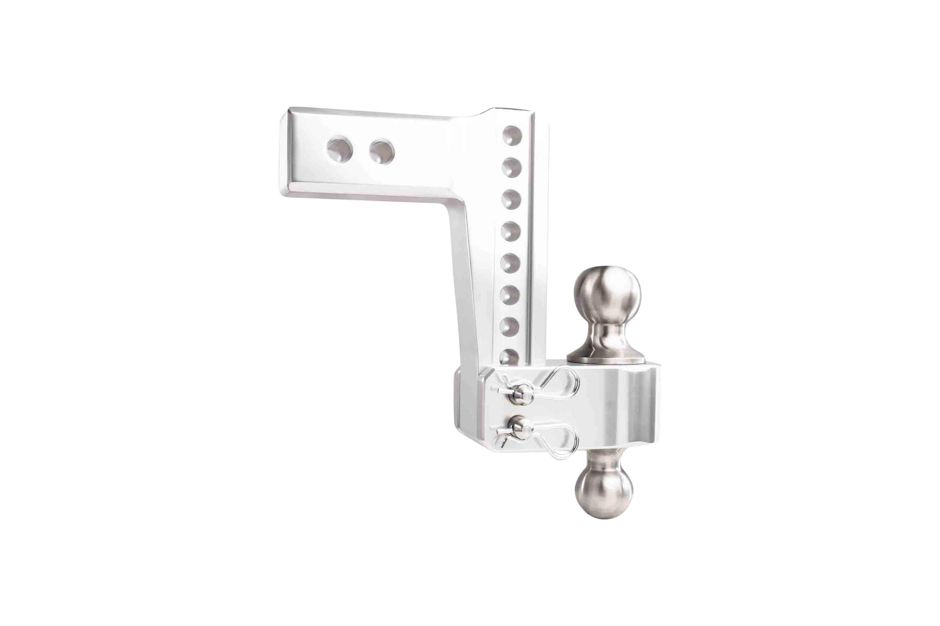 2.5" Aluminum Medium Duty Hitch 6" Drop/Rise w/ Stainless Steel Dual Ball - Image 30