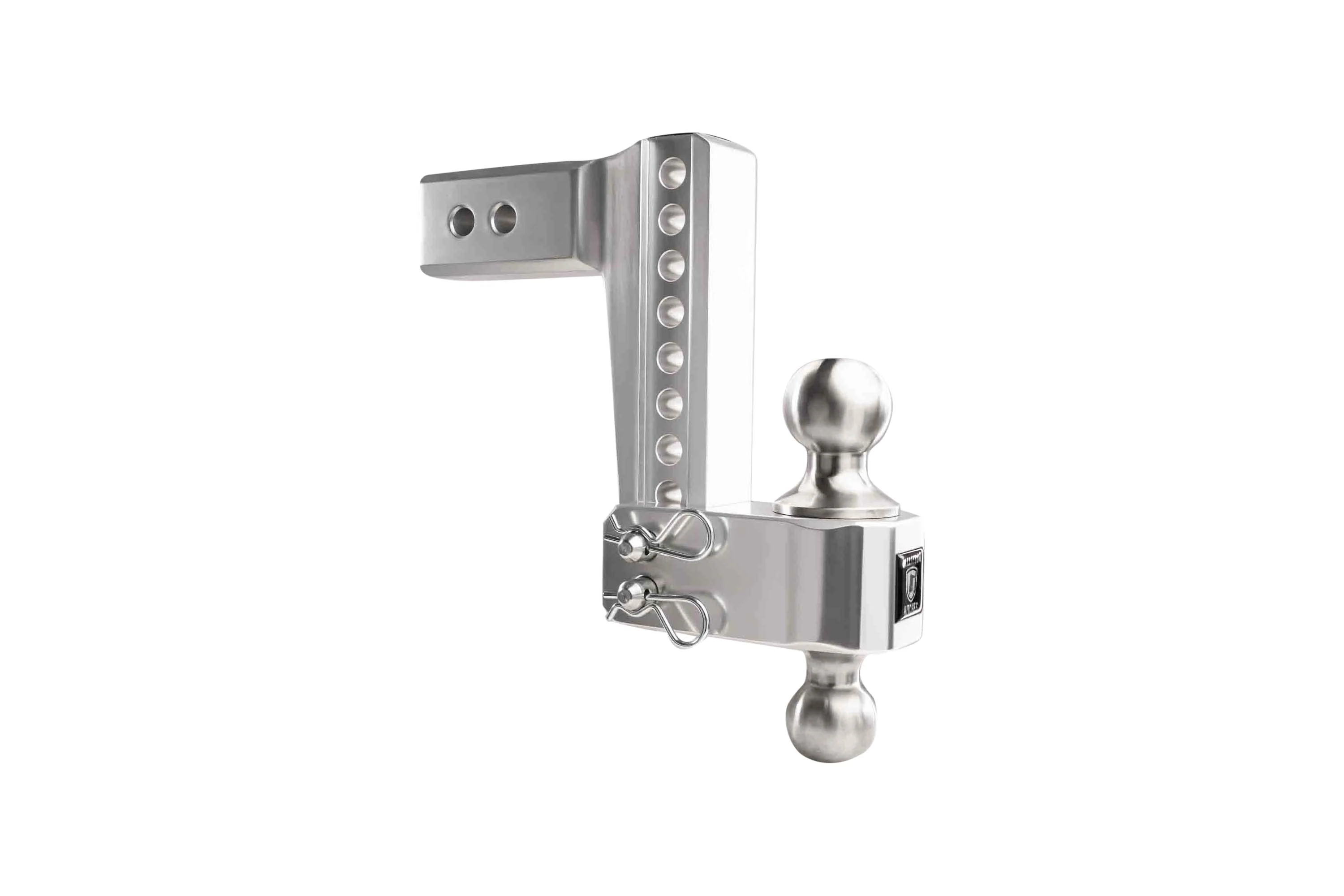 2.5" Aluminum Medium Duty Hitch 6" Drop/Rise w/ Stainless Steel Dual Ball - Image 35