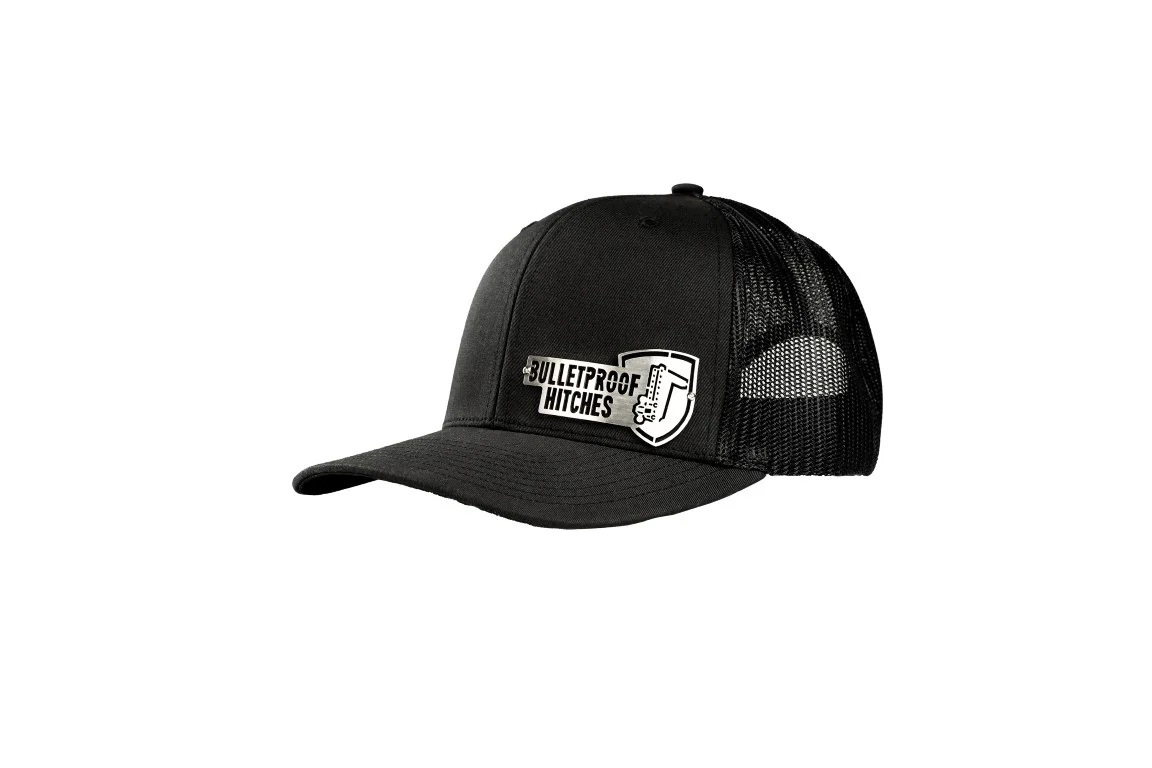 BulletProof Hitches Metal Logo Trucker Hat - BLACK - ON BACKORDER - Image 3