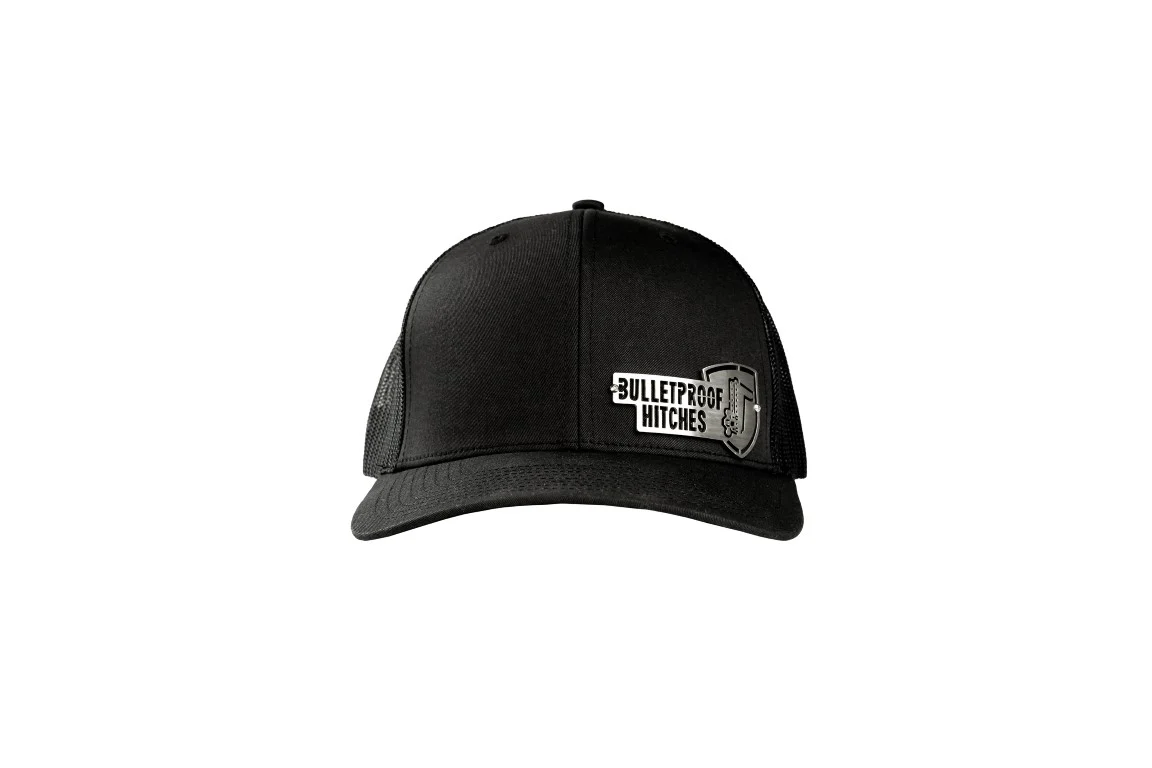 BulletProof Hitches Metal Logo Trucker Hat - BLACK - ON BACKORDER - Image 4