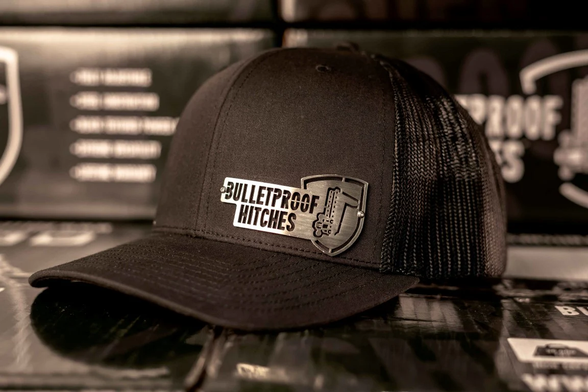 BulletProof Hitches Metal Logo Trucker Hat - BLACK - ON BACKORDER - Image 7