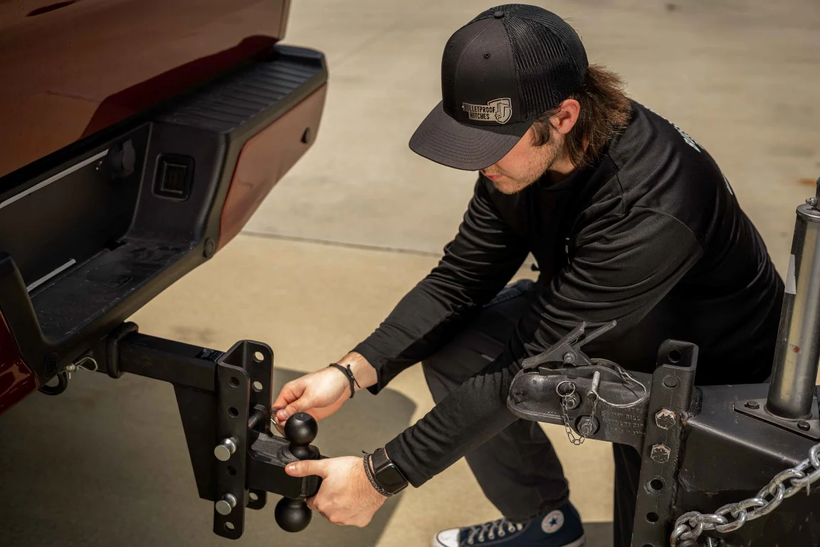 BulletProof Hitches Metal Logo Trucker Hat - BLACK - ON BACKORDER - Image 9