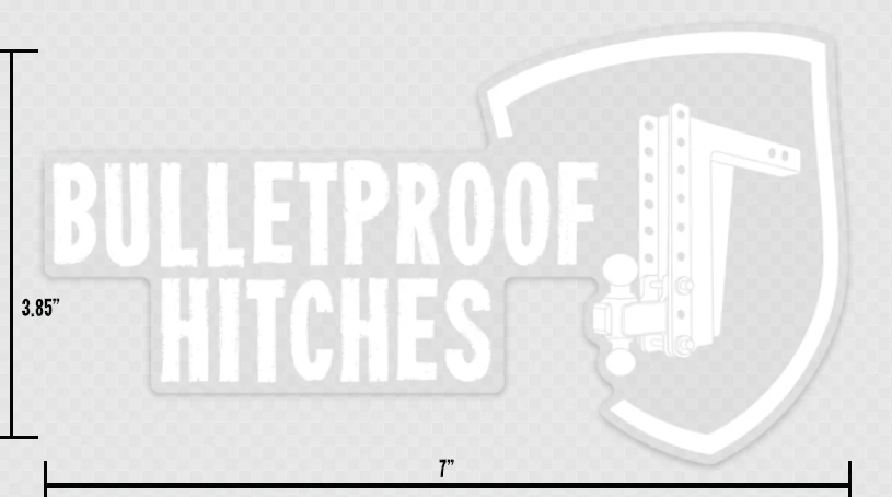 BulletProof Hitches Logo Decal - Image 4